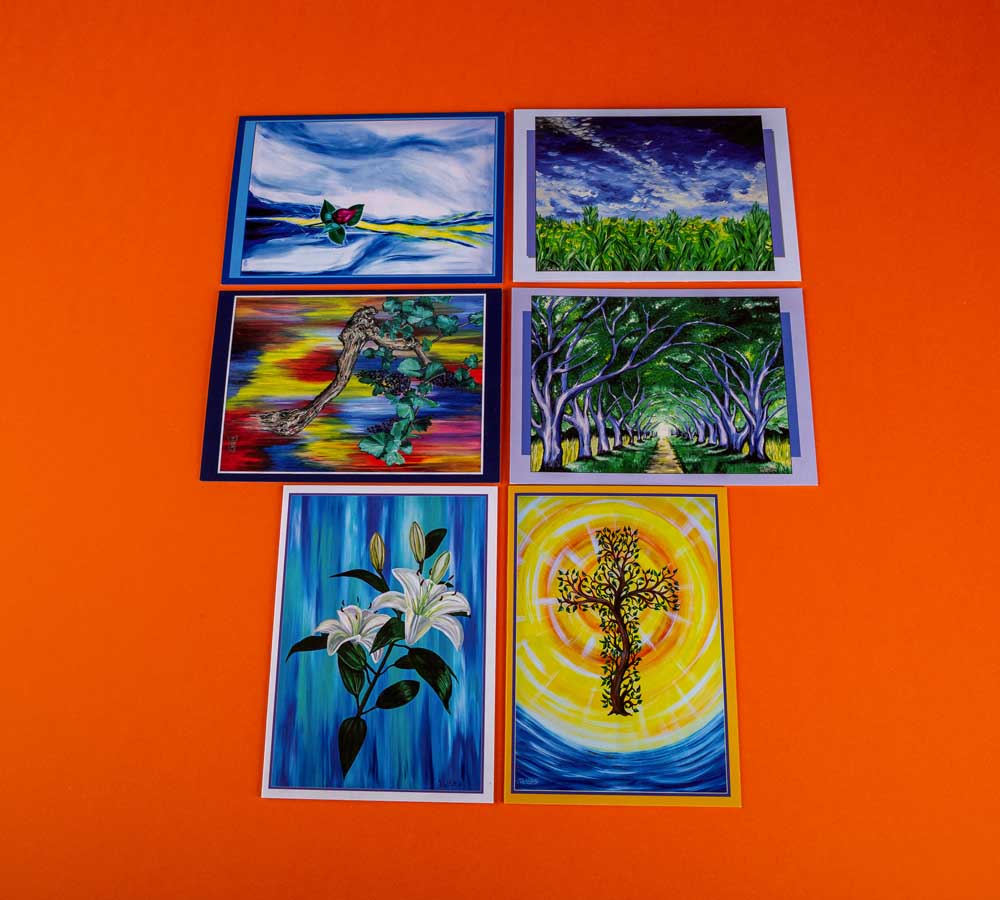 Kunst-Postkarte: Lebensbaum