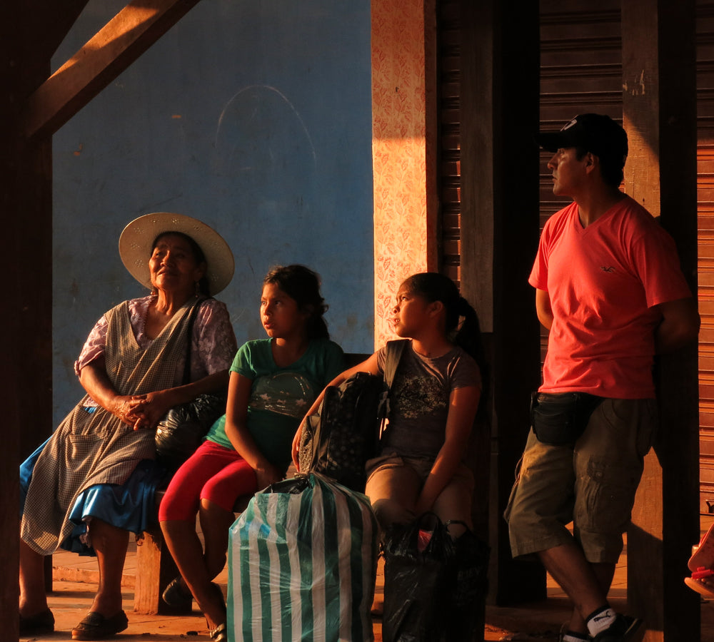 Loop oder Schal aus Alpakawolle - Handarbeit aus Bolivien