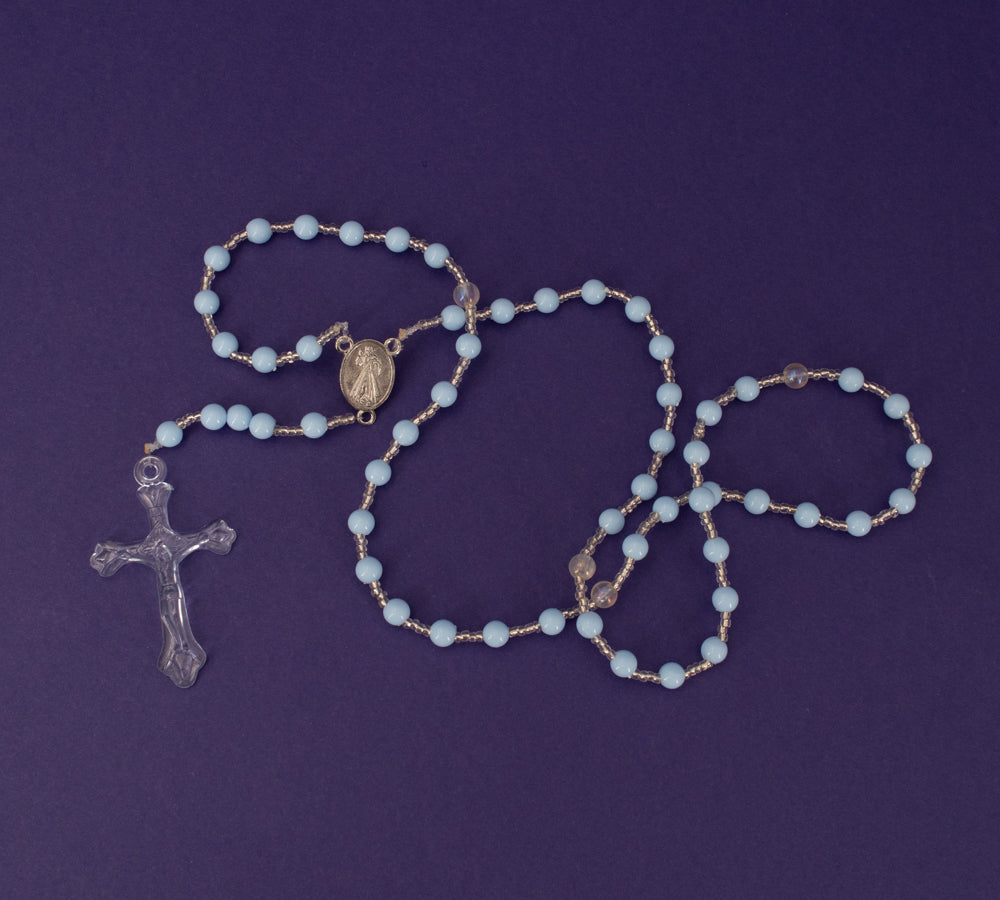 Bunte Rosenkränze aus Indonesien (5 Farbvarianten)