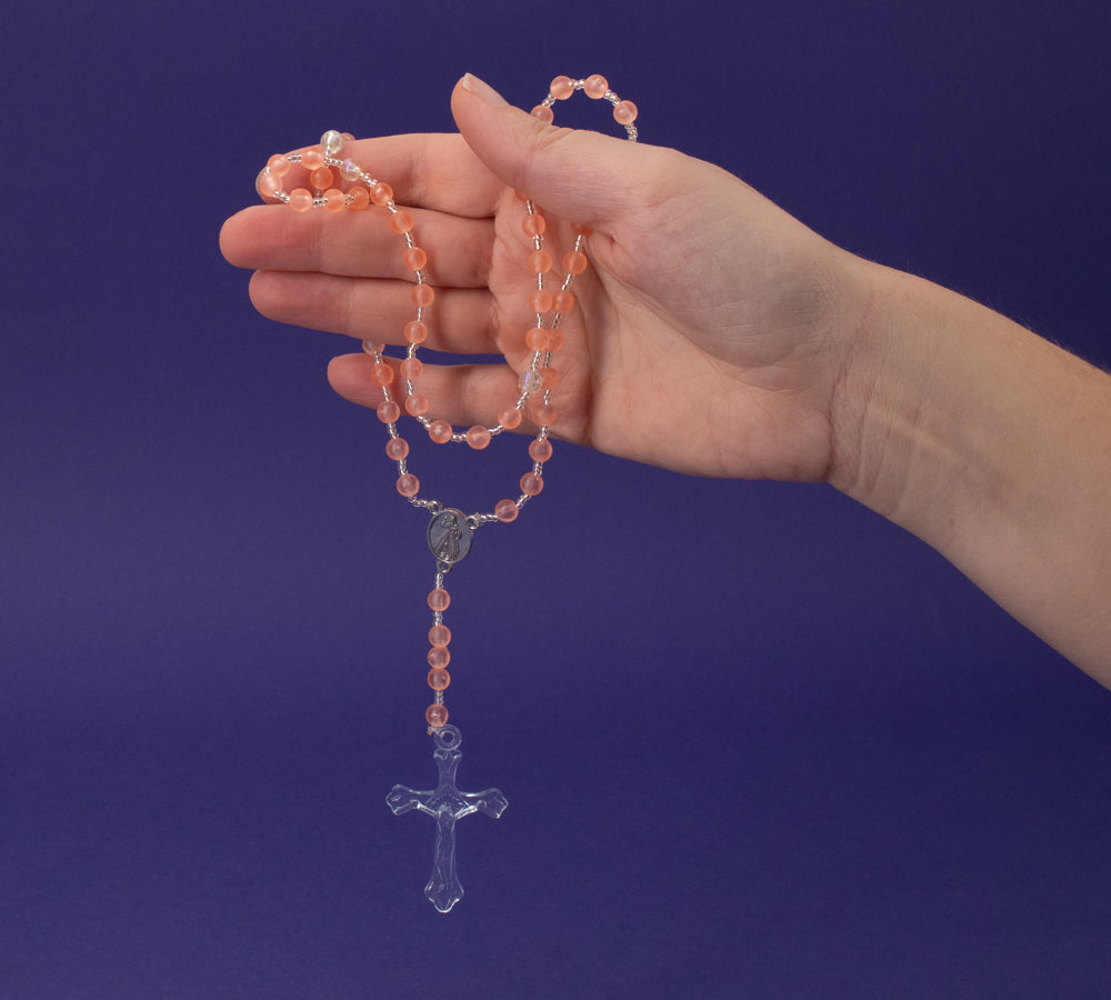 Bunte Rosenkränze aus Indonesien (5 Farbvarianten)