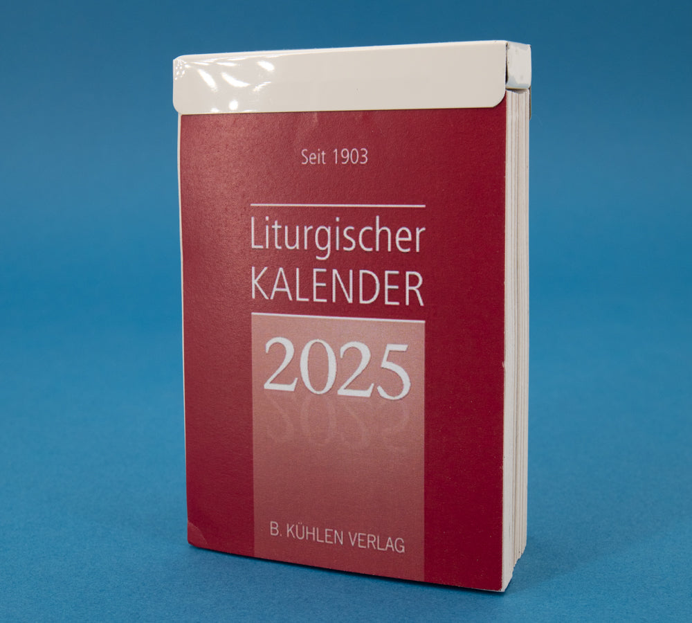 Liturgischer Kalender 2025 (einzeln oder als Set mit Rückwand)