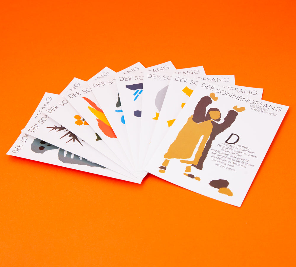 Kunst-Postkartenset "Der Sonnengesang"
