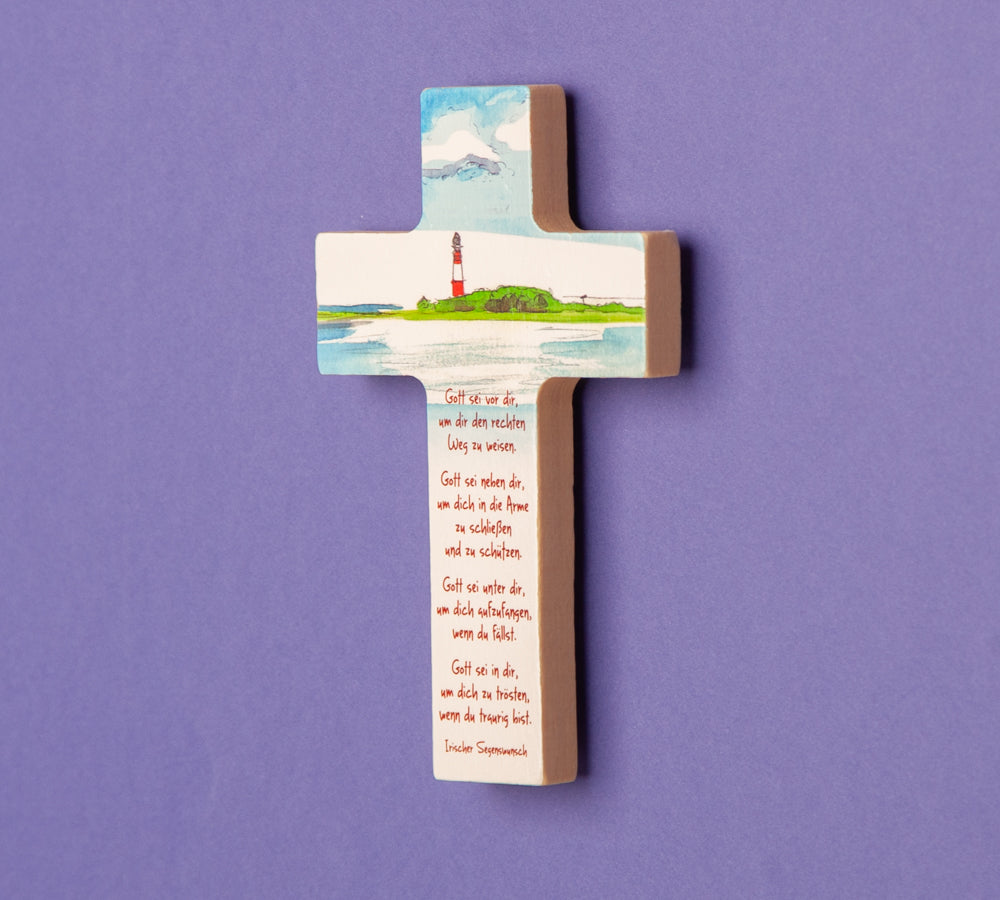 Holzkreuz &quot;Irischer Segen&quot;