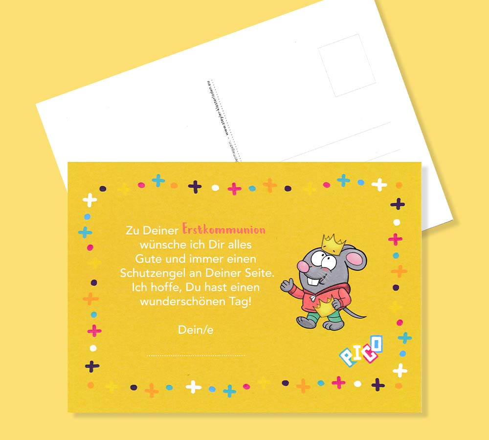 Postkarte PICO "Kommunion"