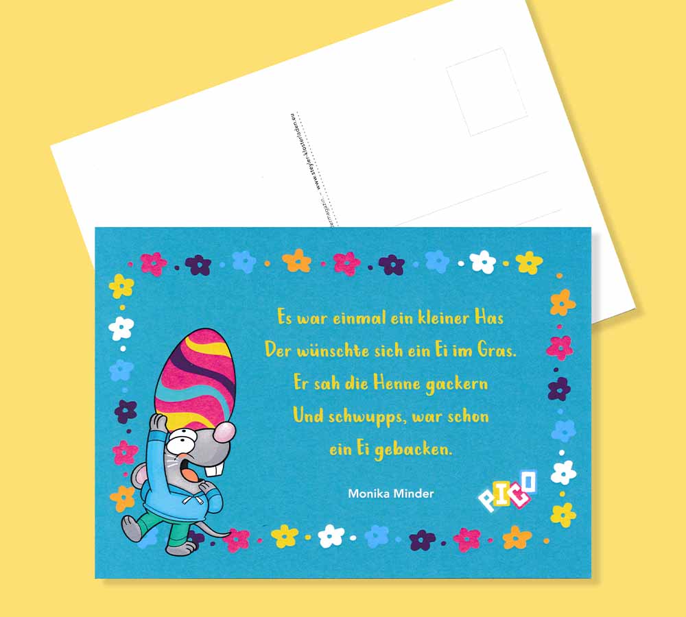 Postkarte PICO "Osterei"