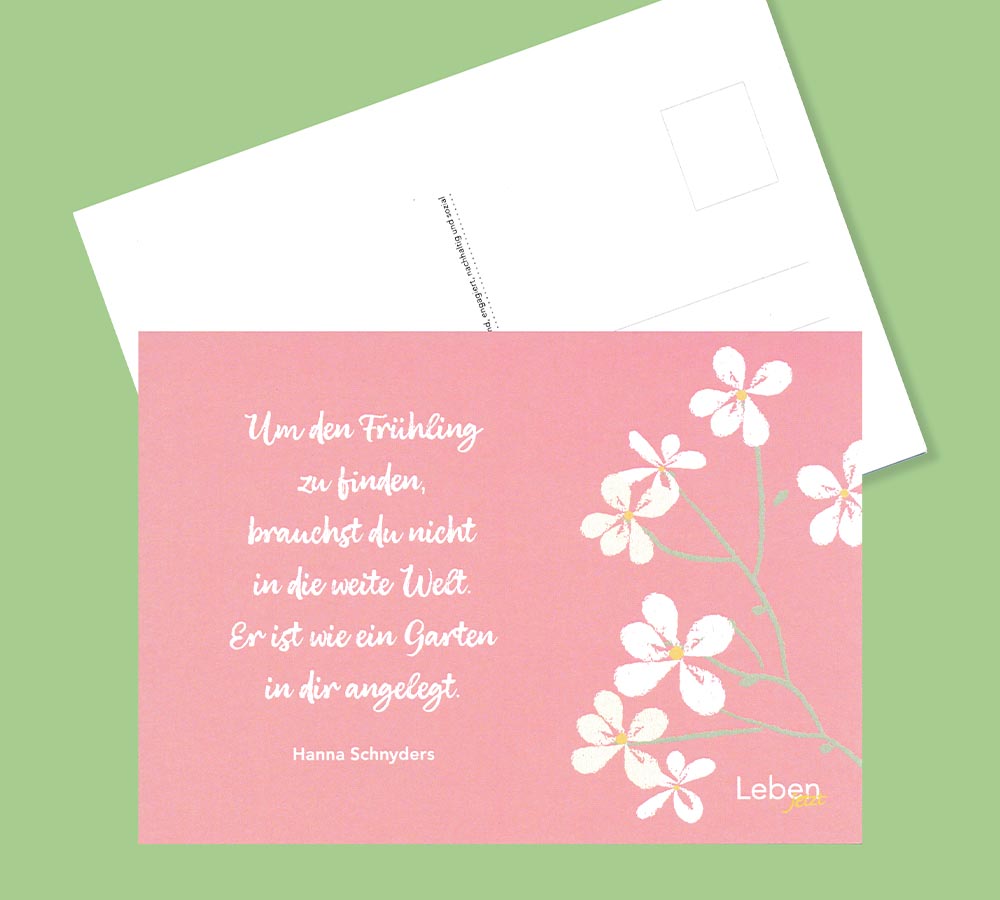 Postkarte Lj "Frühling"