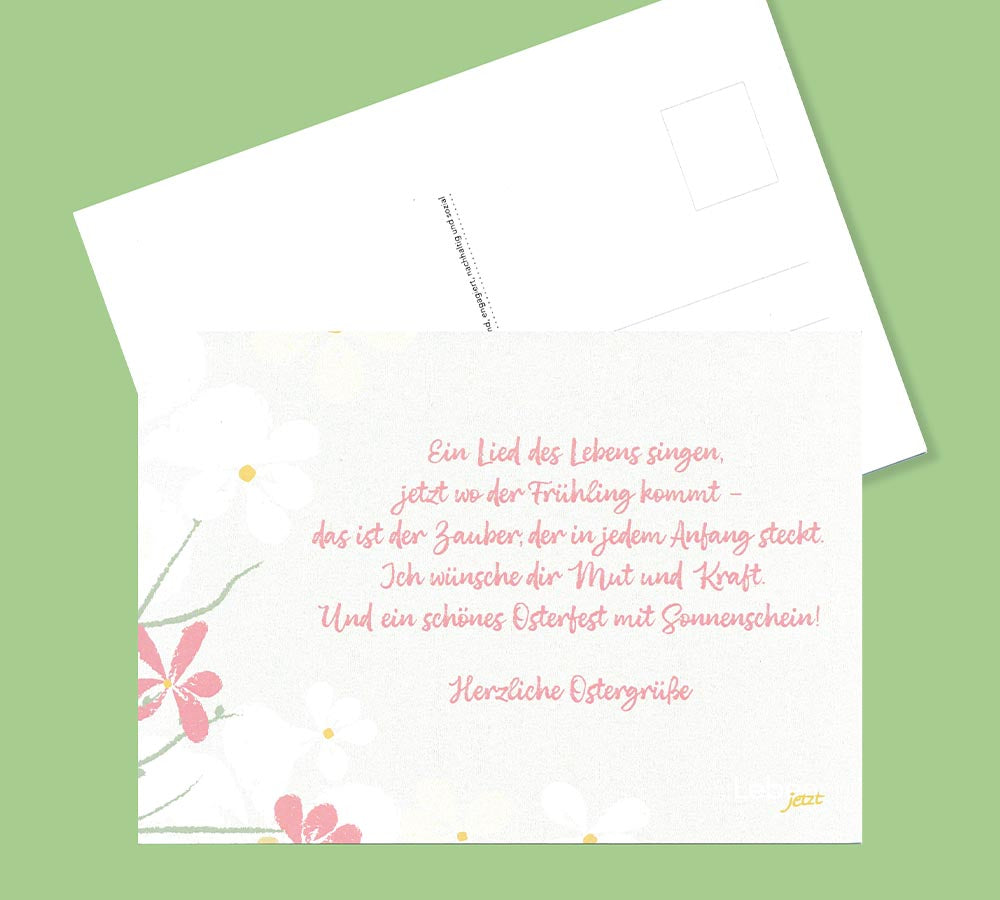 Postkarte Lj "Ostergruß"