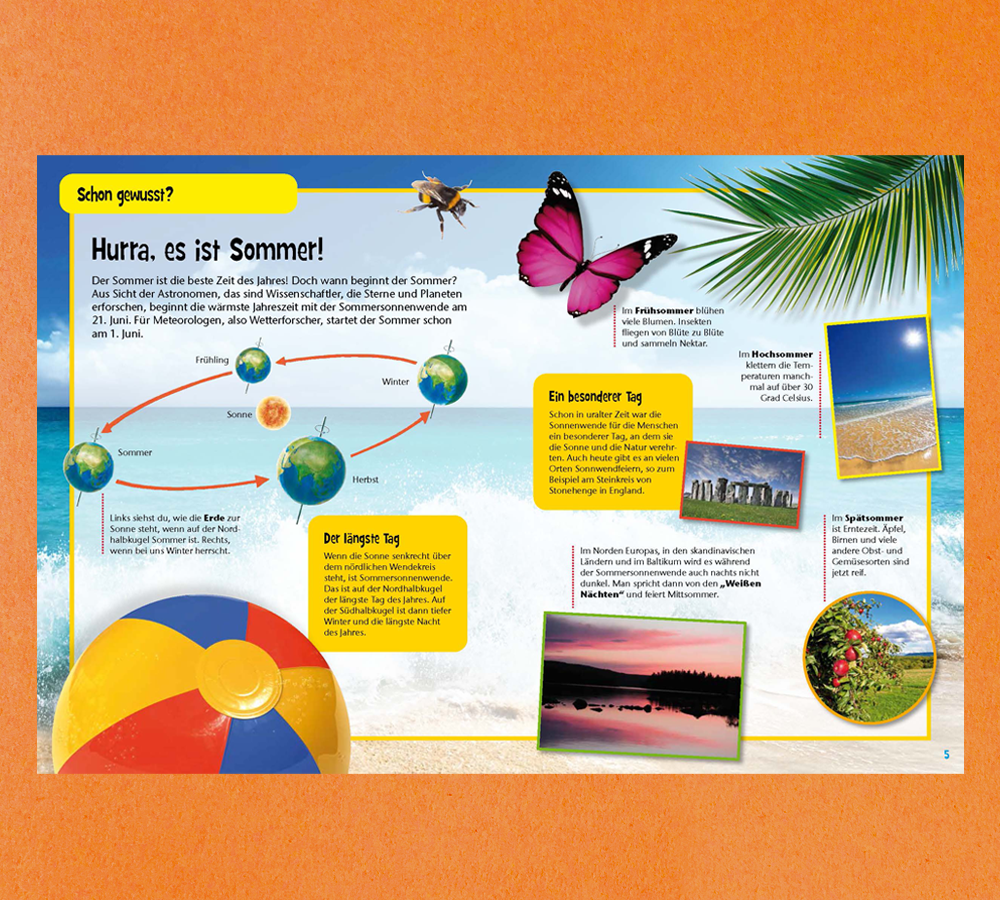 Kreatives Sommerbuch für Kinder (ab 6 J.)