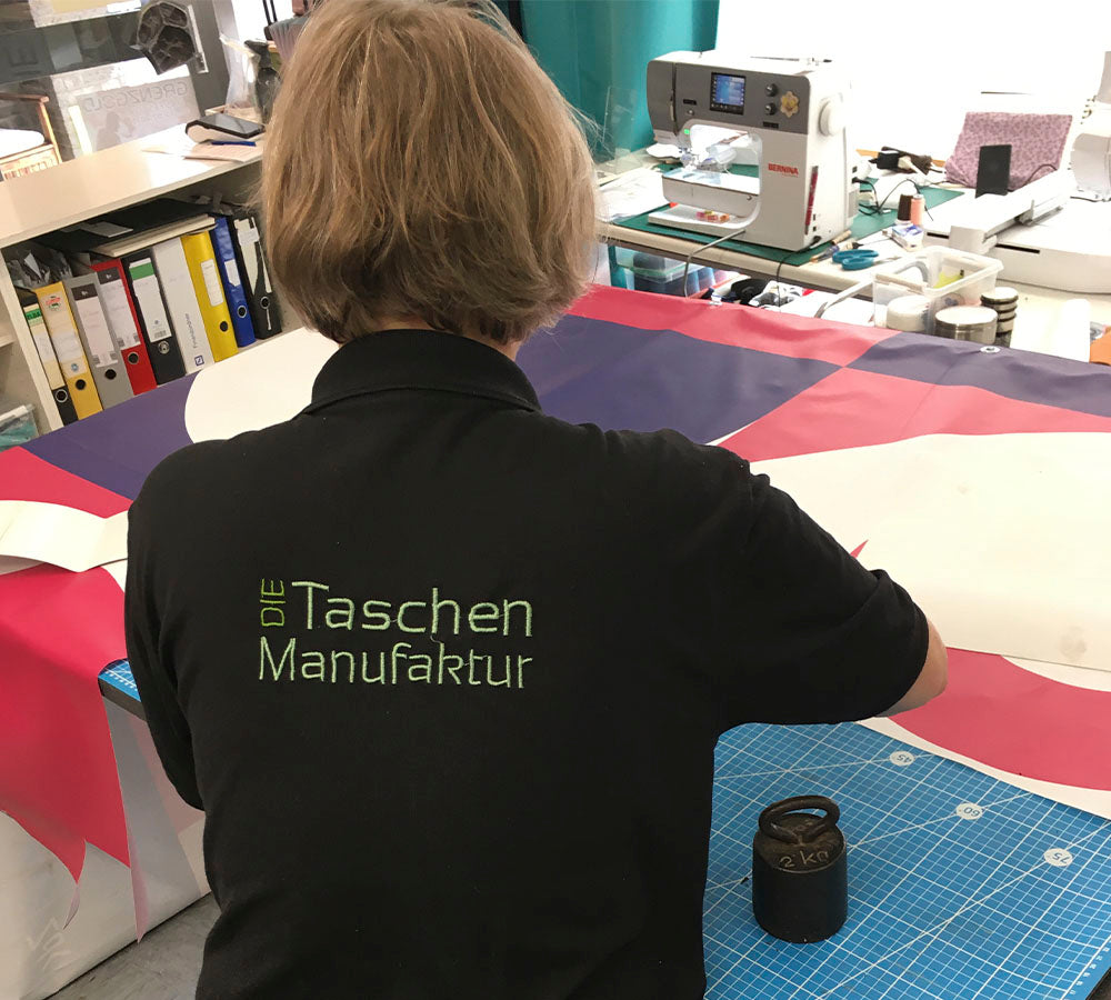 Tasche aus Planen ‚Leben jetzt‘