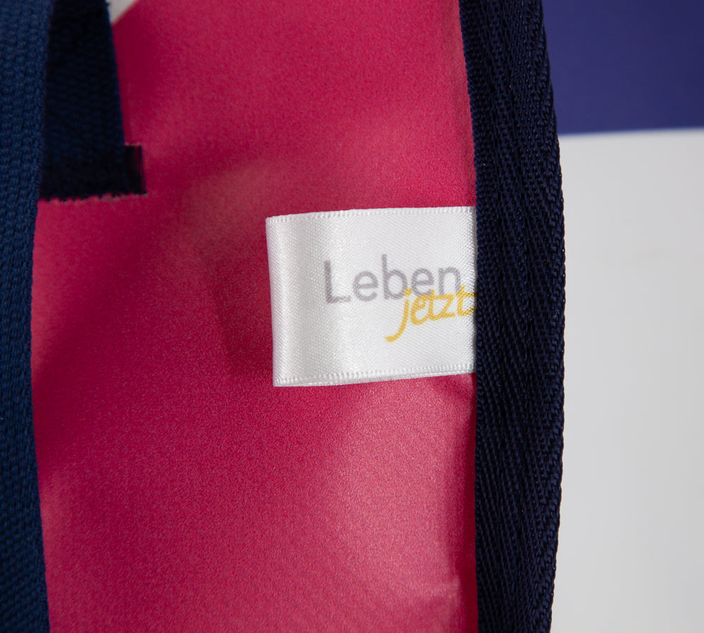 Tasche aus Planen ‚Leben jetzt‘