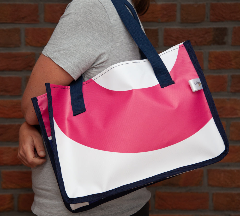 Tasche aus Planen ‚Leben jetzt‘