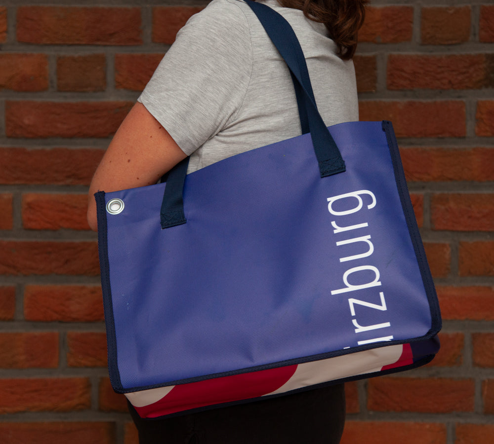 Tasche aus Planen ‚Leben jetzt‘