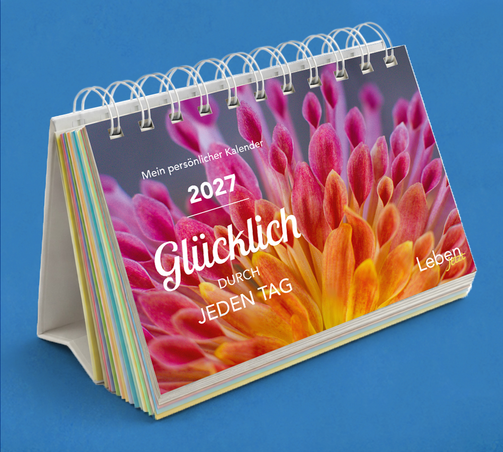 Steyler Tischkalender 2027 - GLÜCKLICH DURCH JEDEN TAG
