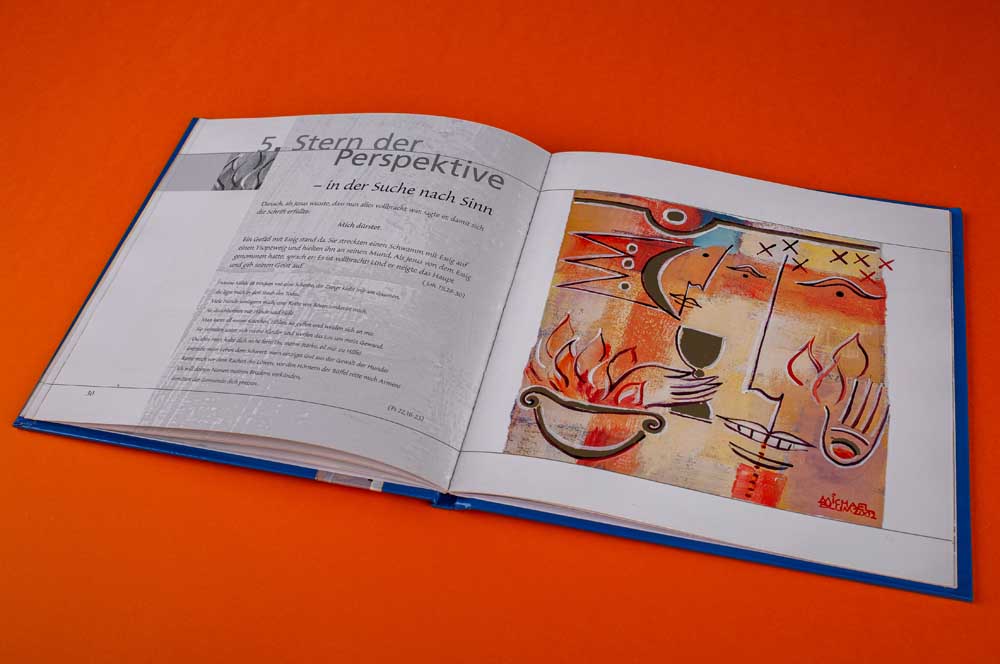 Sieben Sterne in der Nacht