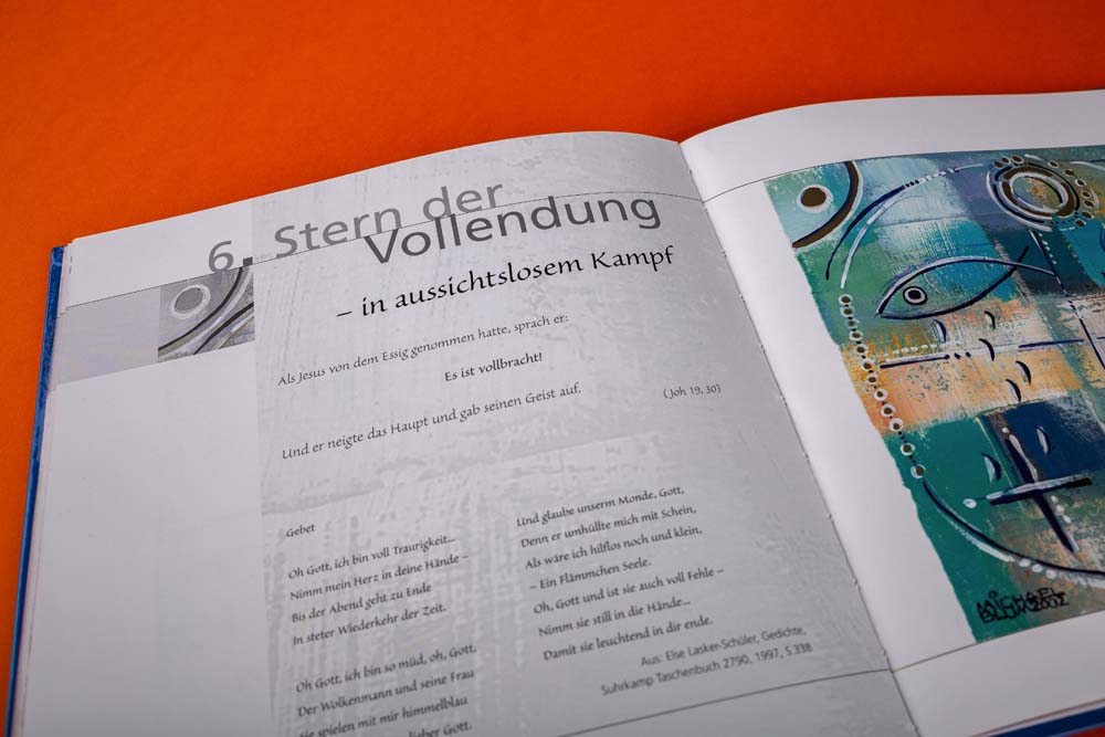 Sieben Sterne in der Nacht