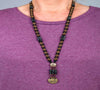 Bunte Kette mit Medaille von den Philippinen