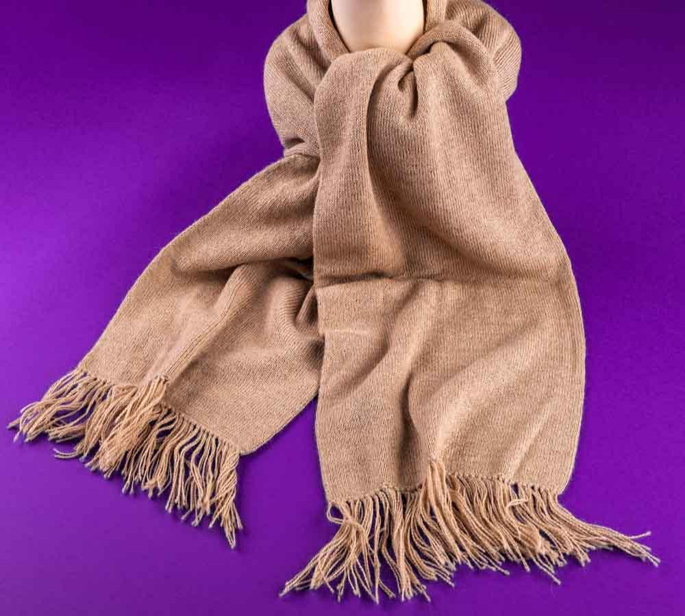 Loop oder Schal aus Alpakawolle - Handarbeit aus Bolivien