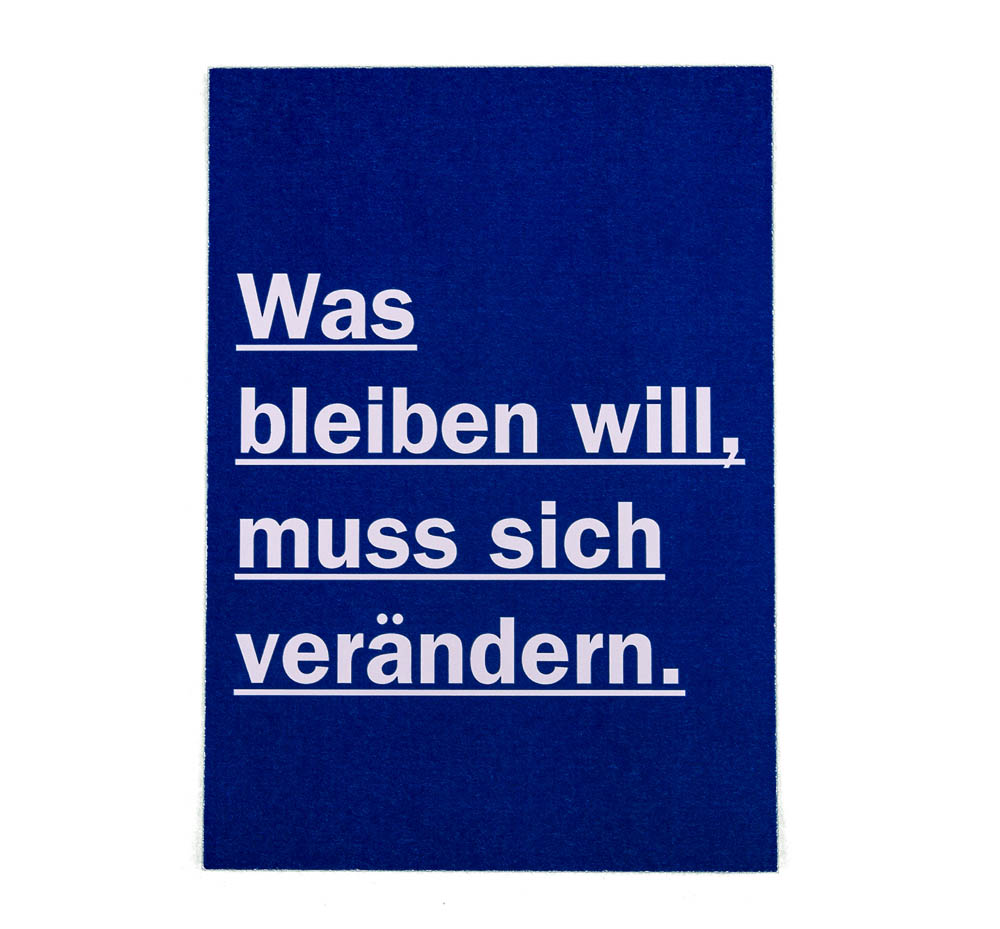 5er-Postkartenset: Was bleiben will...