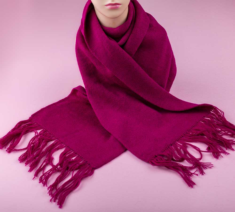 Loop oder Schal aus Alpakawolle - Handarbeit aus Bolivien