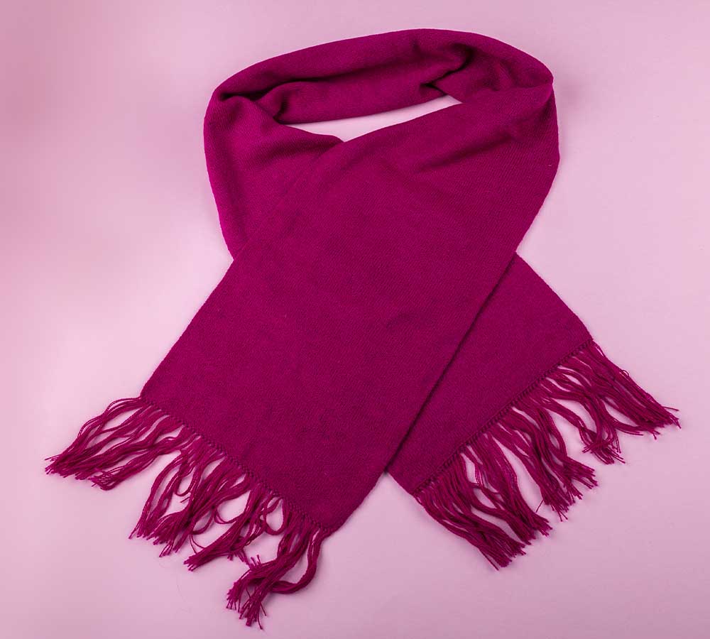 Loop oder Schal aus Alpakawolle - Handarbeit aus Bolivien