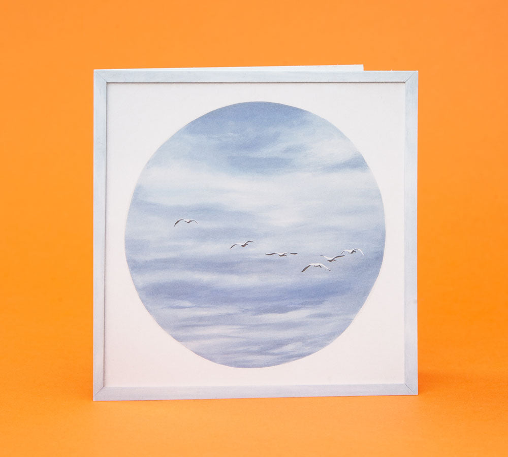 Kunst-Postkarte: Ewige Reise