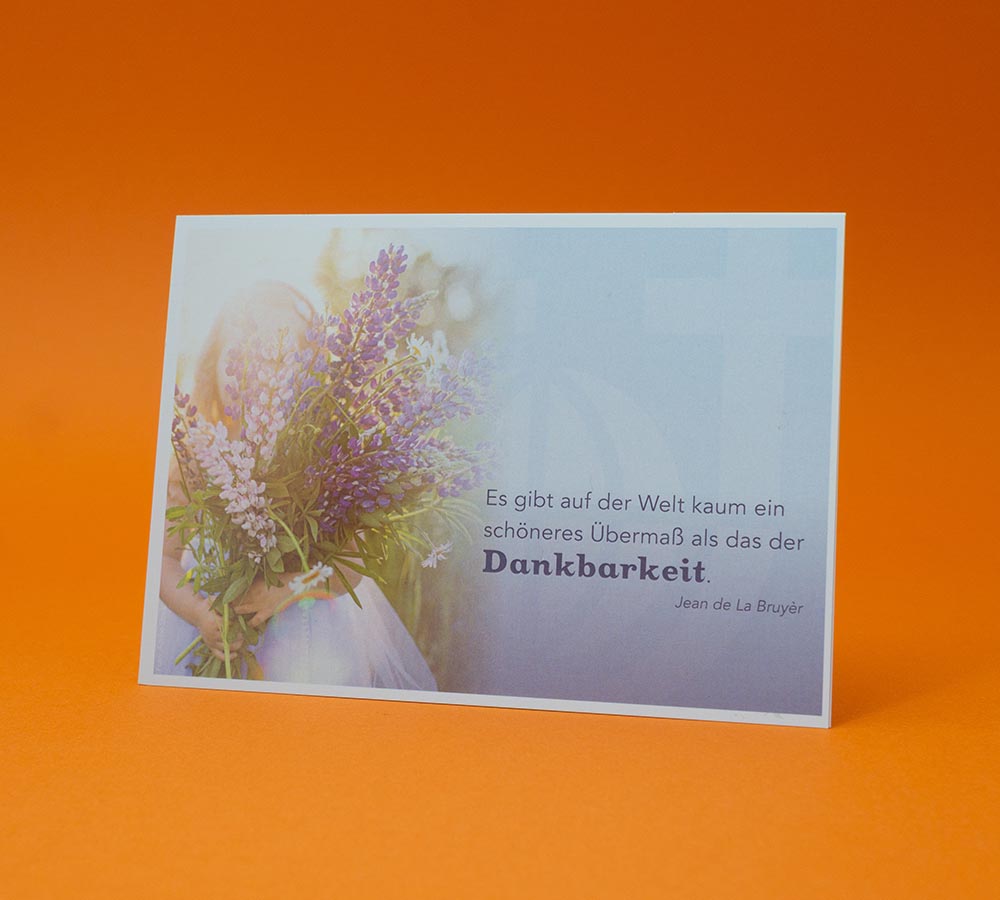 Karten &quot;Dankbarkeit&quot;