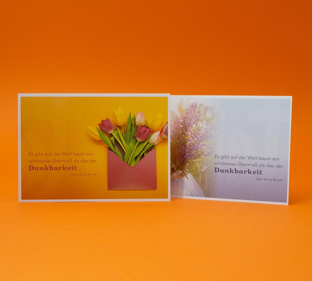Karten &quot;Dankbarkeit&quot;