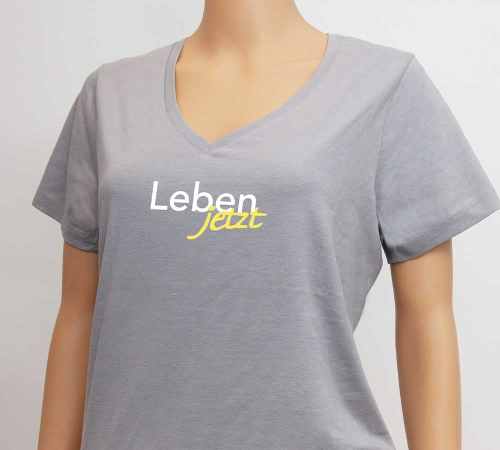T-Shirt ‚Leben jetzt‘ (Damen)